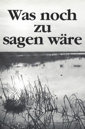Coverbild des Buchs Was noch zu sagen wäre (1988)