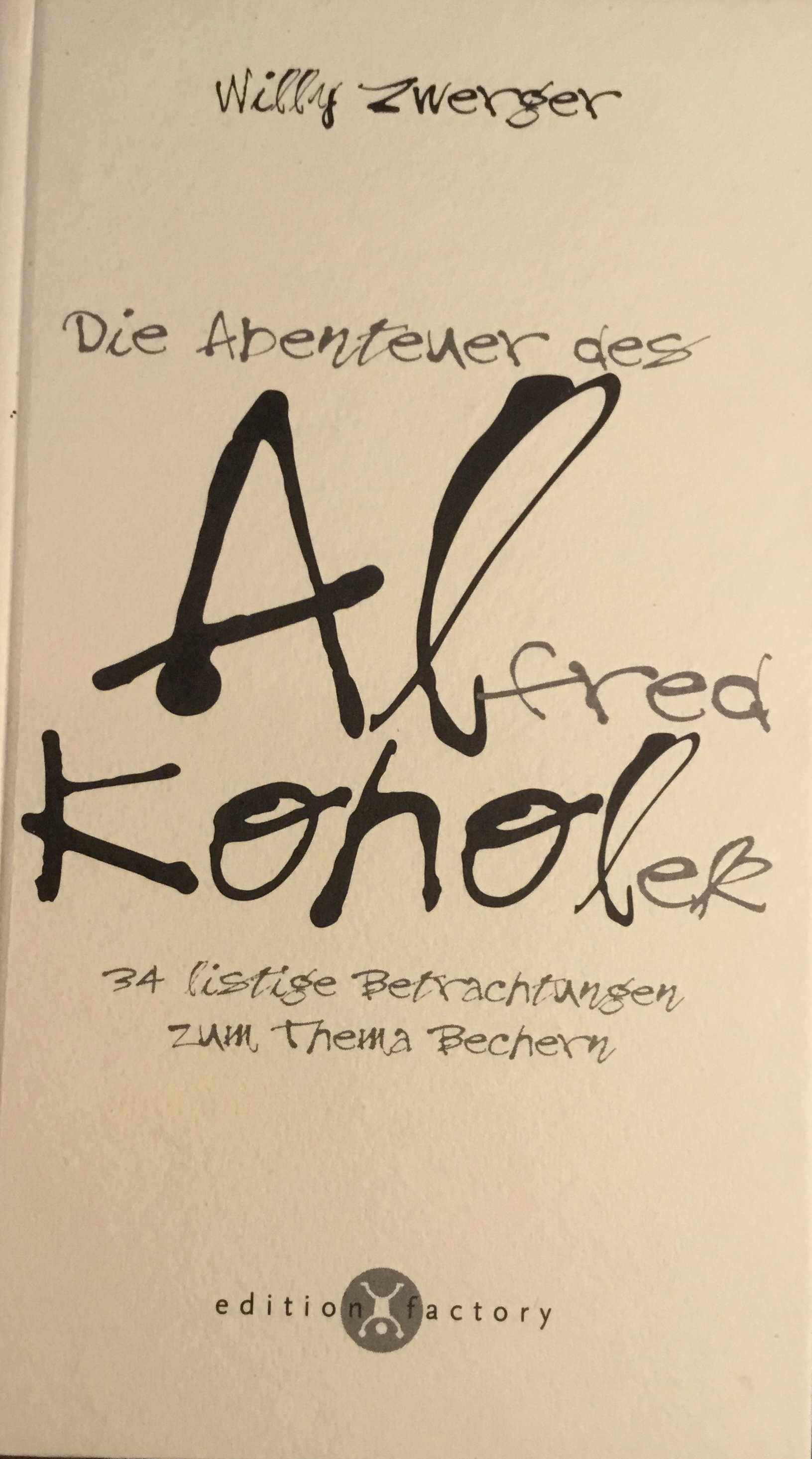 Coverbild des Buchs Die Abenteuer des Alfred Koholek