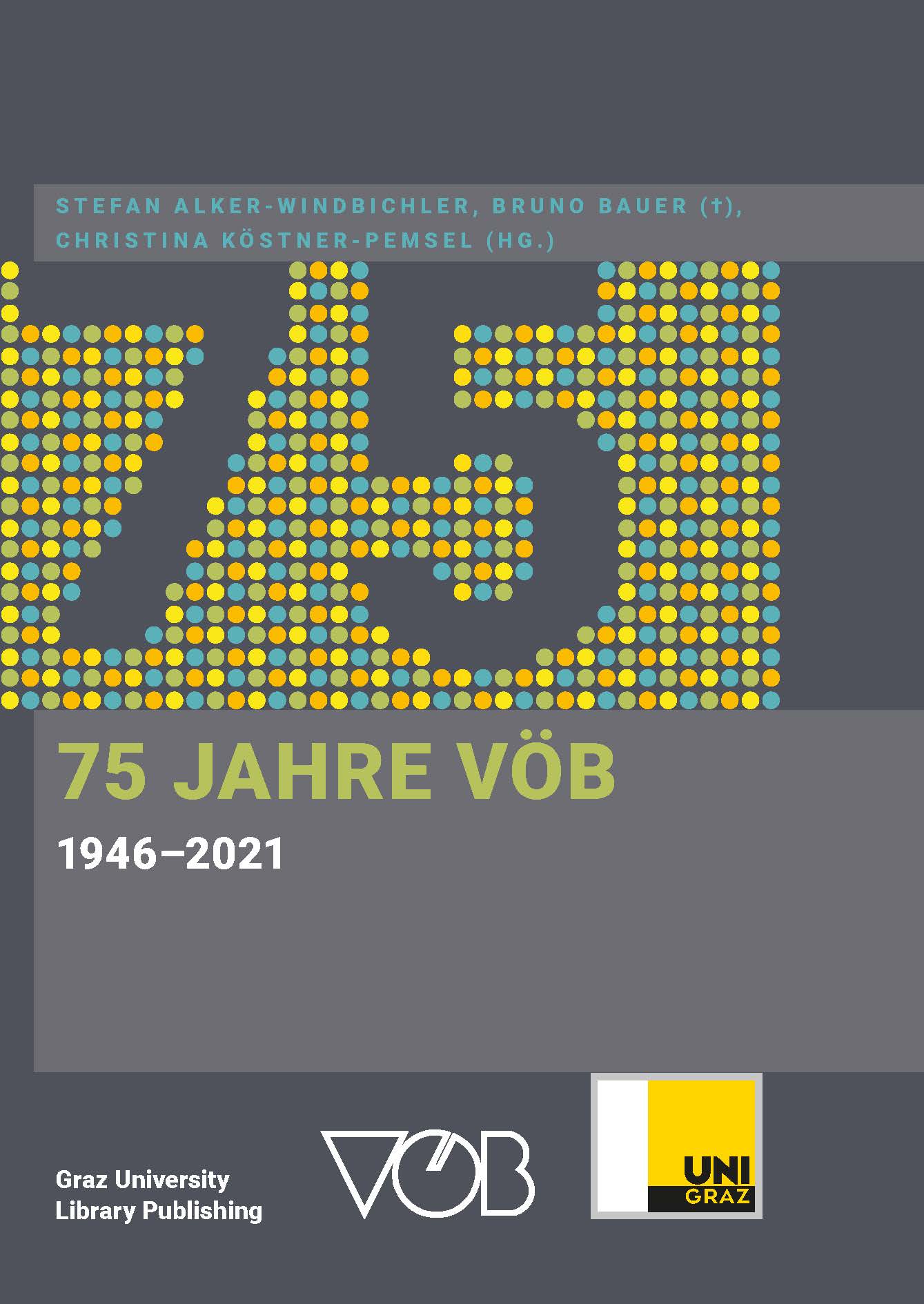 Coverbild des Buchs 75 Jahre VÖB: 1946–2021