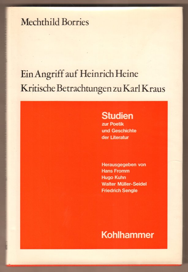 Coverbild des Buchs Ein Angriff auf Heinrich Heine. Kritische Betrachtungen zu Karl Kraus