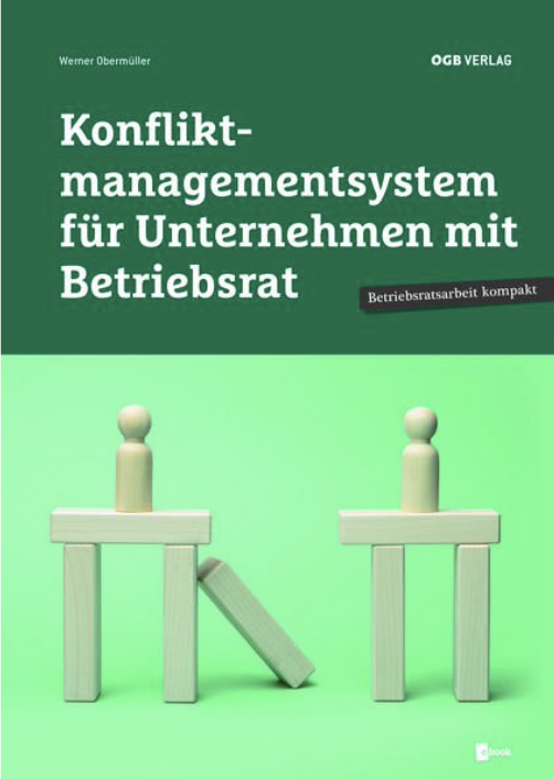 Coverbild des Buchs Konfliktmanagementsystem für Unternehmen mit Betriebsrat