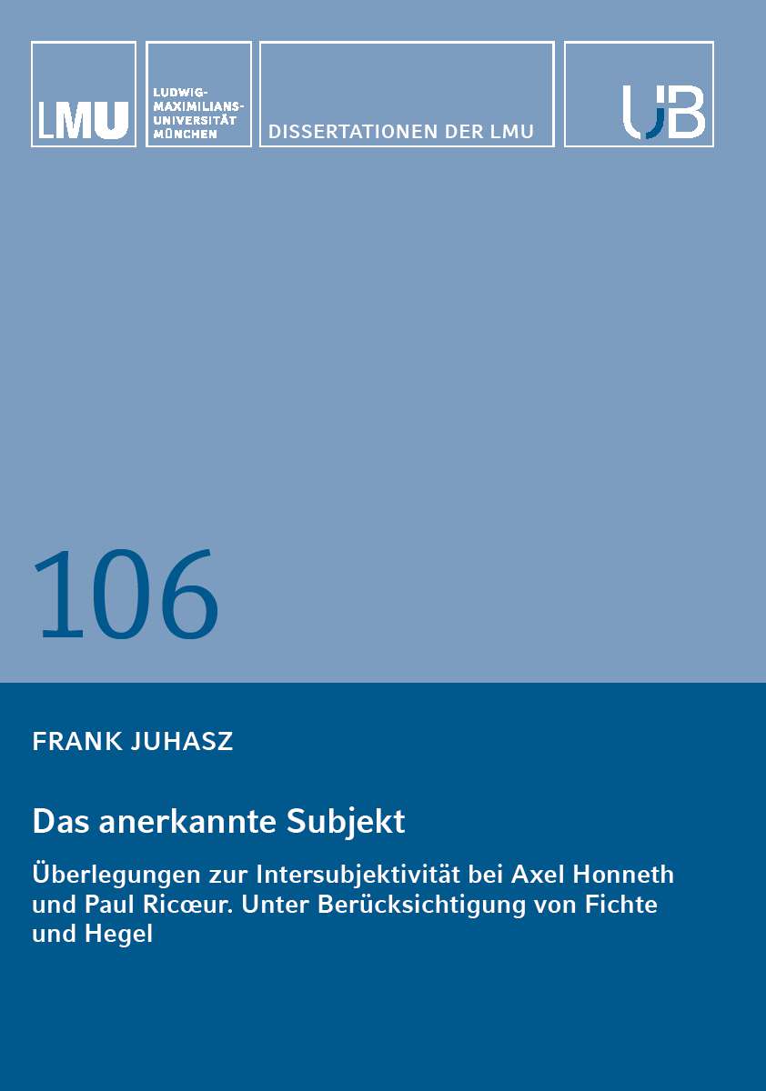 Coverbild des Buchs Das anerkannte Subjekt