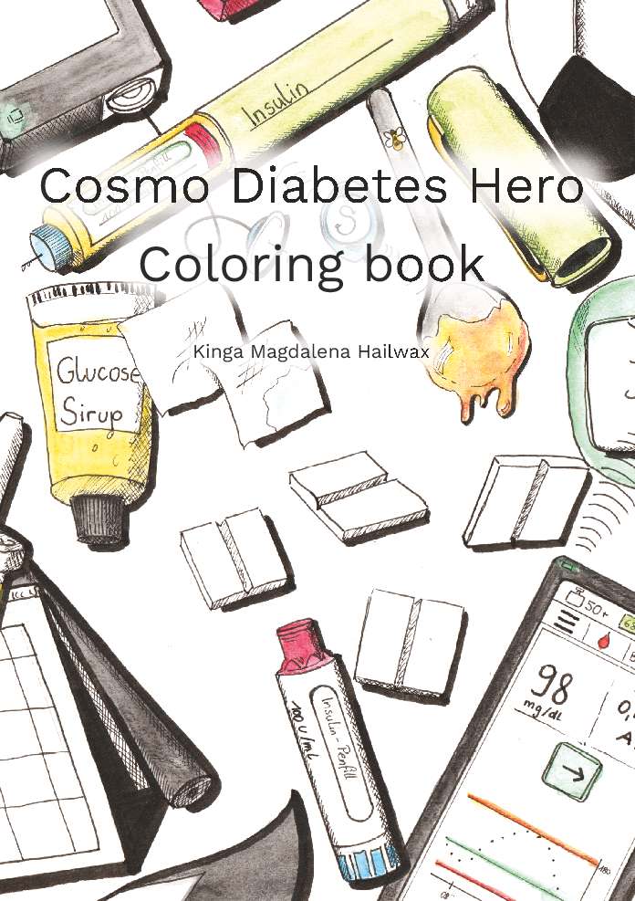 Coverbild des Buchs Cosmo Diabetes Hero® coloring book