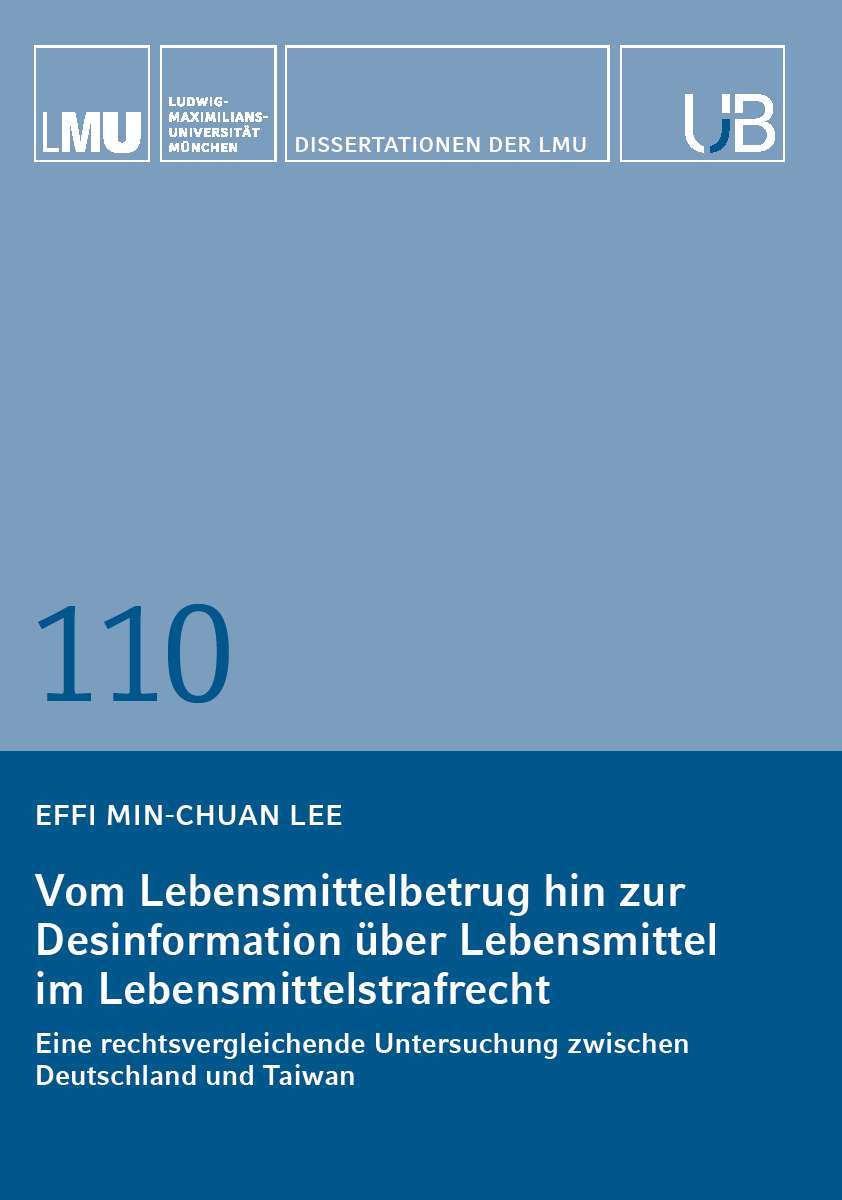 Coverbild des Buchs Vom Lebensmittelbetrug hin zur Desinformation über Lebensmittel im Lebensmittelstrafrecht