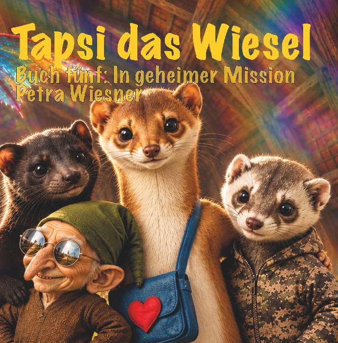 Coverbild des Buchs Tapsi das Wiesel auf geheimer Mission