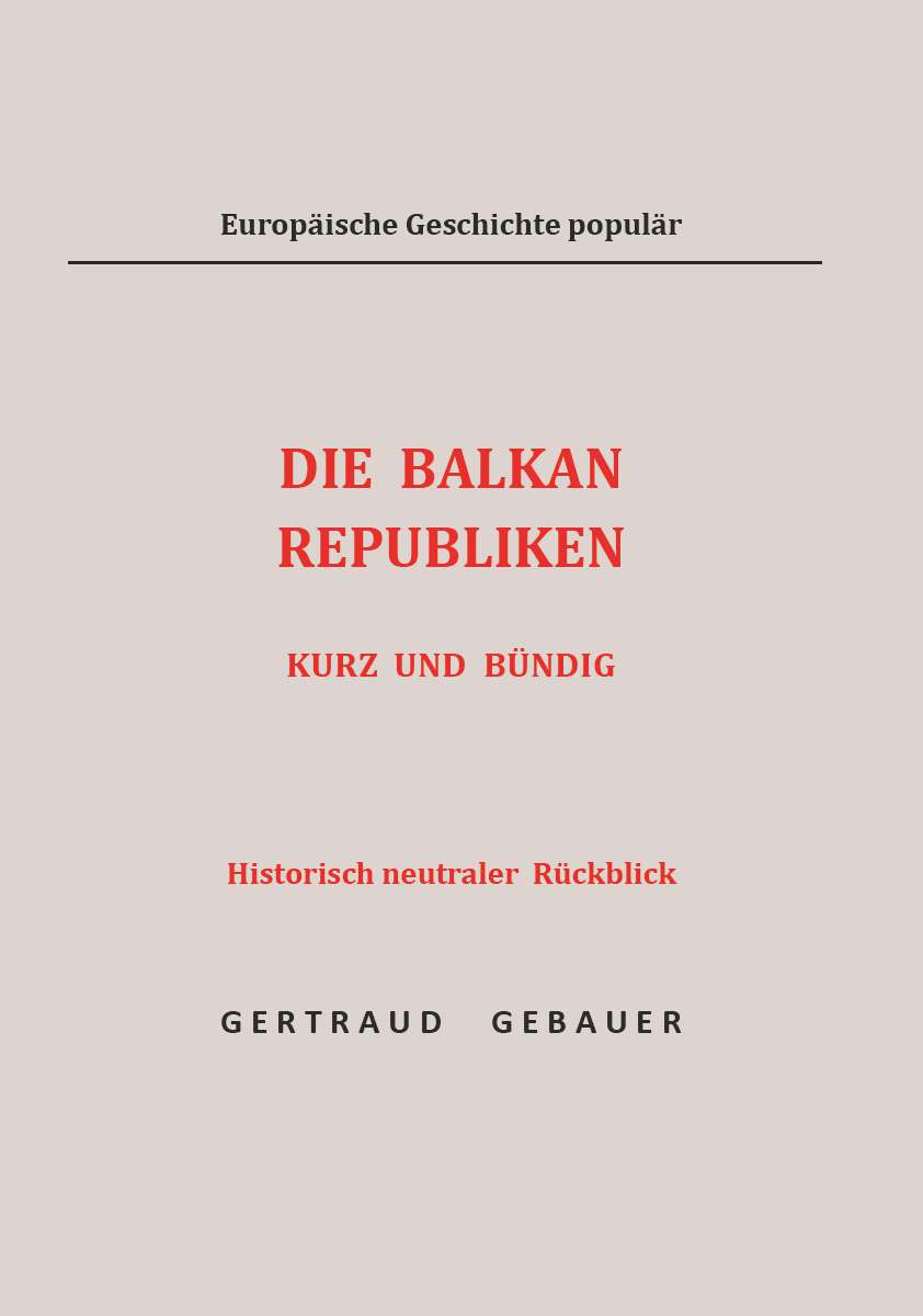 Coverbild des Buchs Die Balkan Republiken