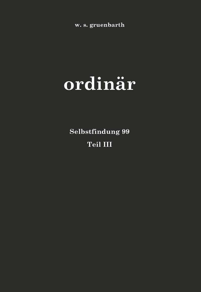 Coverbild des Buchs ordinär
