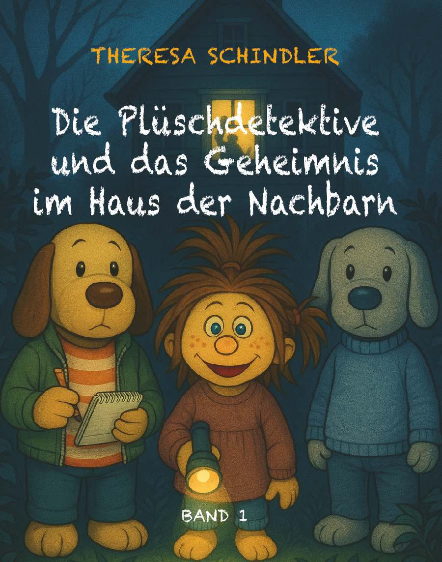 Coverbild des Buchs Die Plüschdetektive und das Geheimnis im Haus der Nachbarn