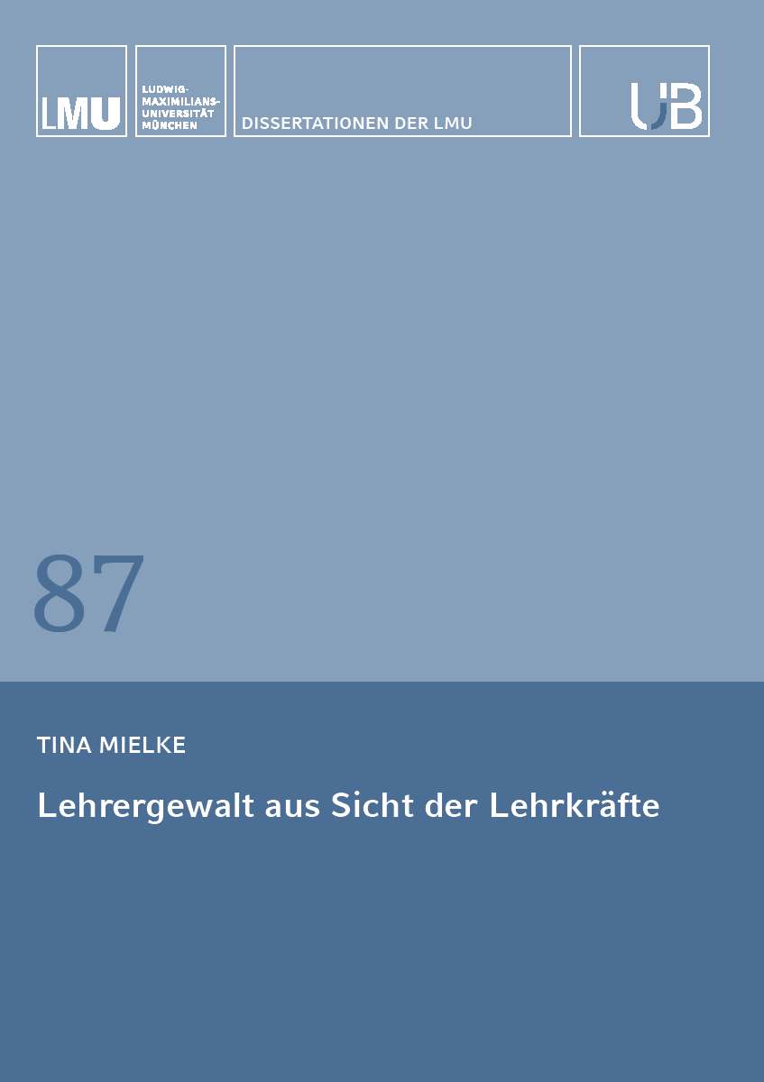 Coverbild des Buchs Lehrergewalt aus Sicht der Lehrkräfte	