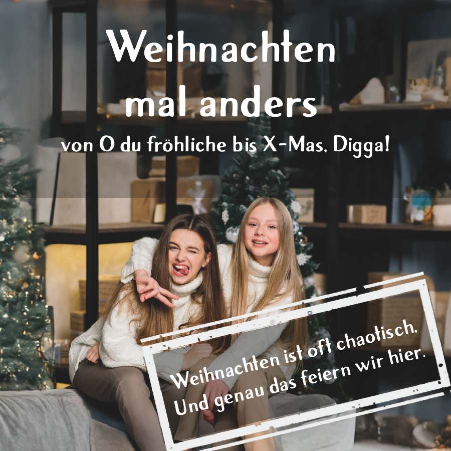 Coverbild des Buchs Weihnachten mal anders – von „O du fröhliche“ bis „X-Mas, Digga!“