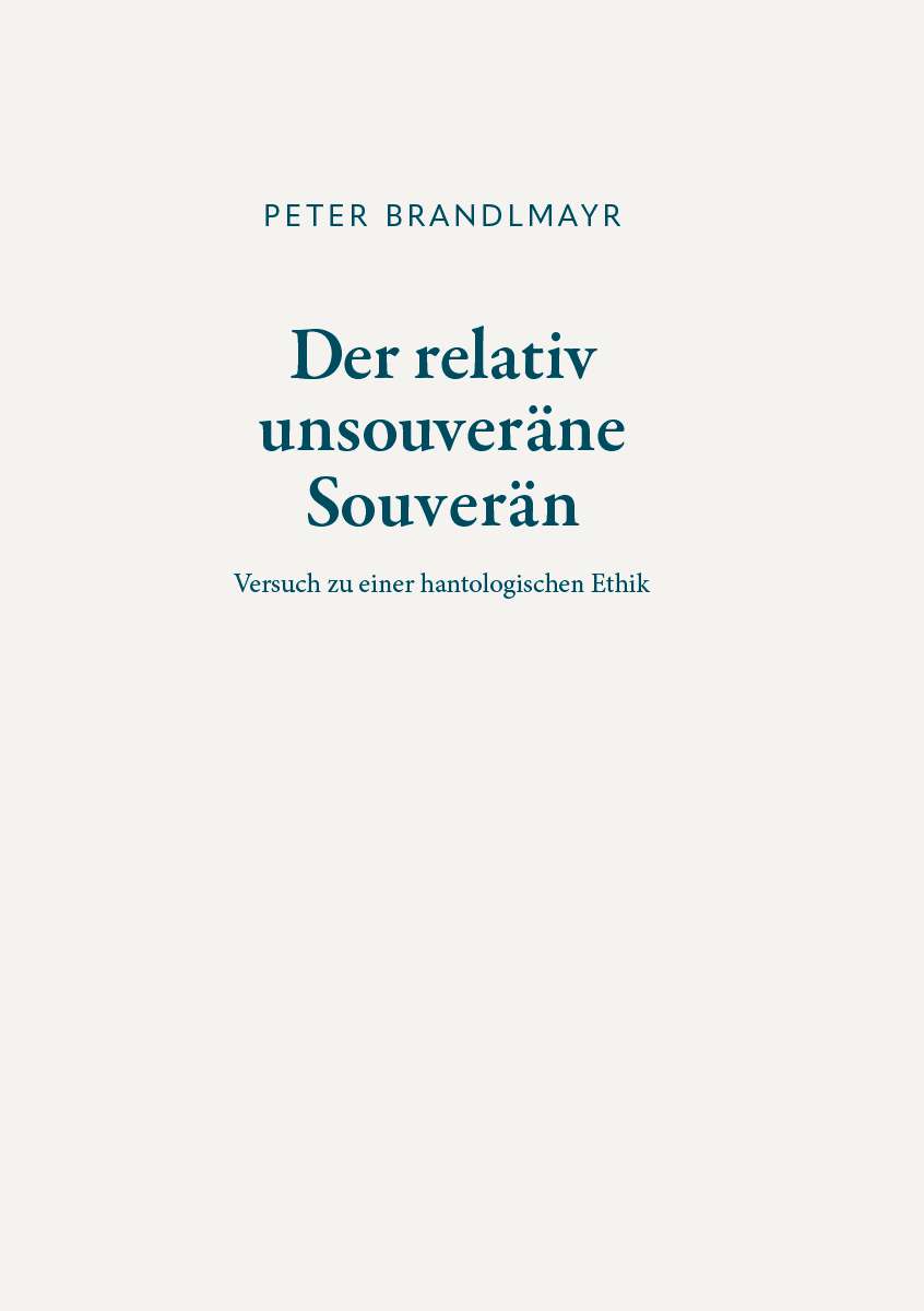 Coverbild des Buchs Der relativ unsouveräne Souverän