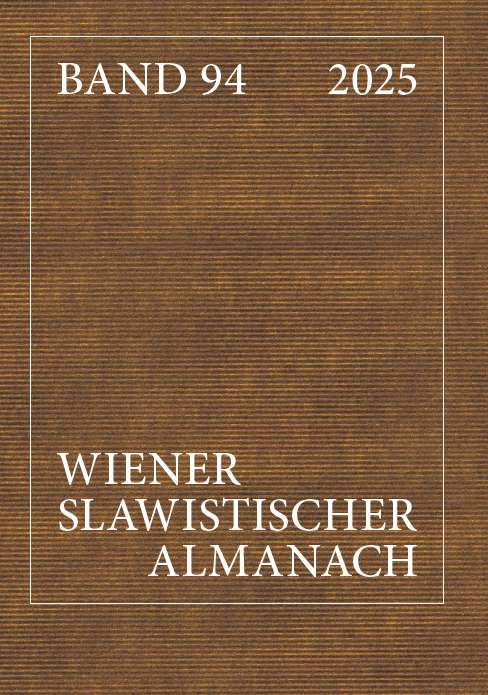 Coverbild des Buchs Wiener Slawistischer Almanach - Band 94/2025